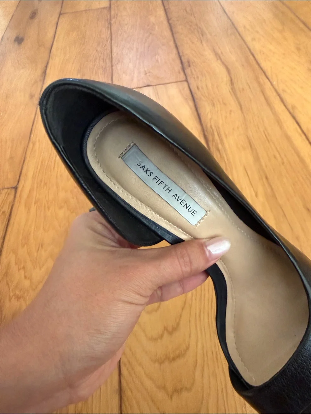 Saks Fifth Avenue D’Orsay Heels size 8